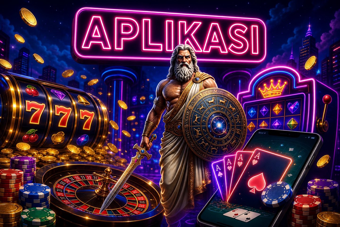 Area profil dengan daftar hadiah pendaftaran untuk akun baru