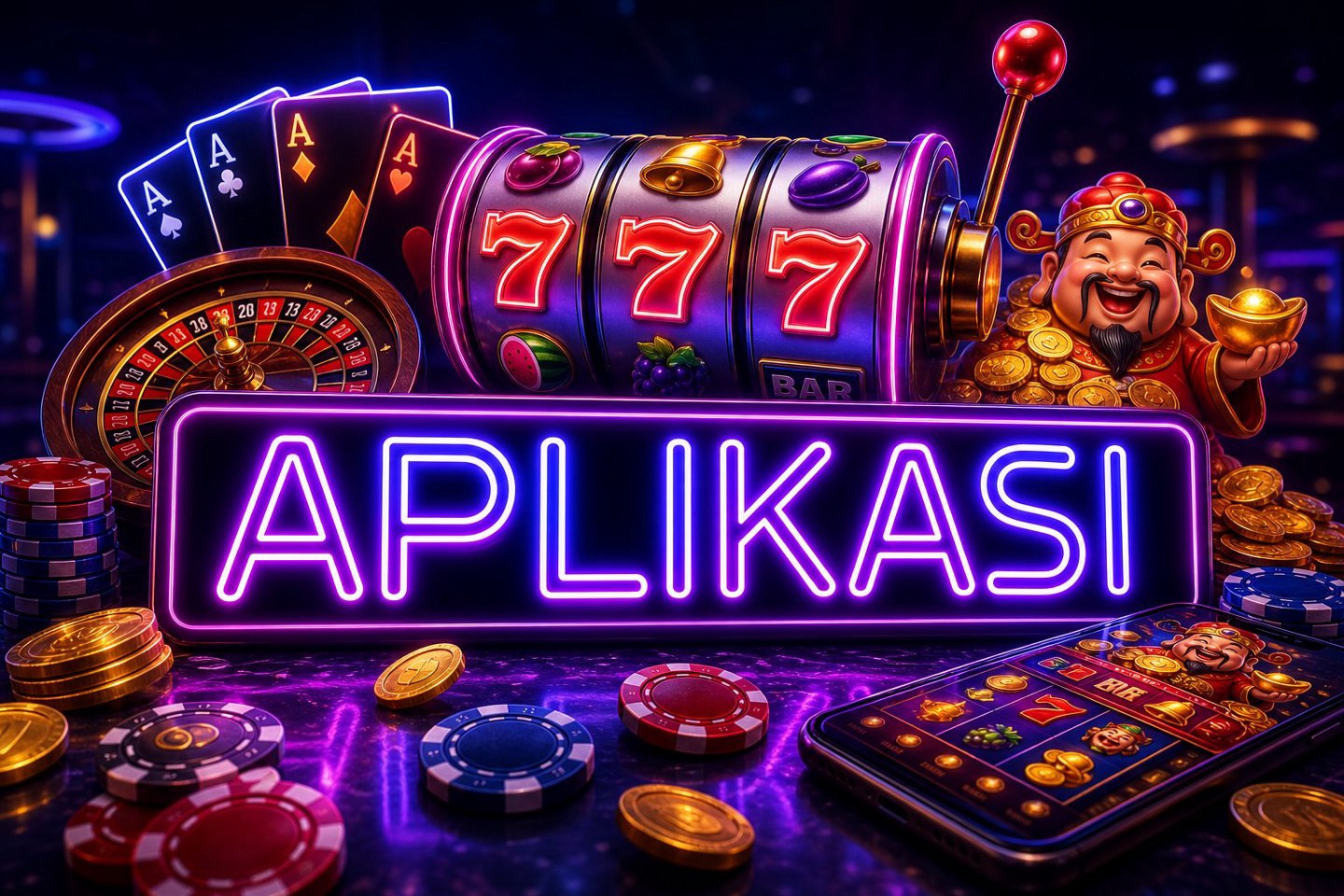 Tampilan halaman sambutan pemain baru APLIKASI di ponsel